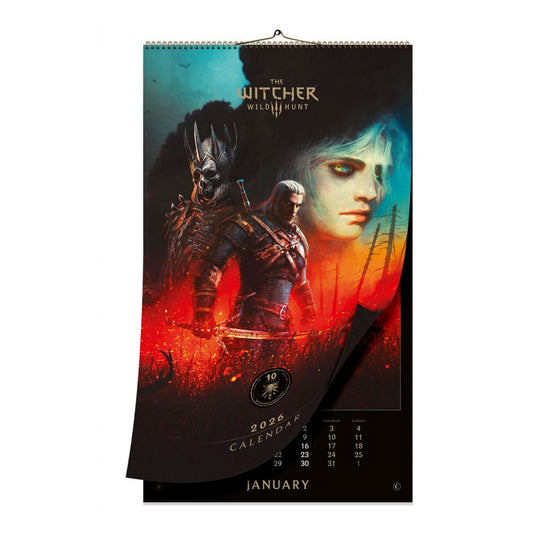 The Witcher 3: Wild Hunt Calendar 2026 10th Anniversary P041820