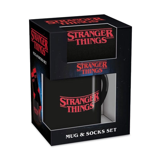 Stranger Things Mug & Socks Set Logo P065628