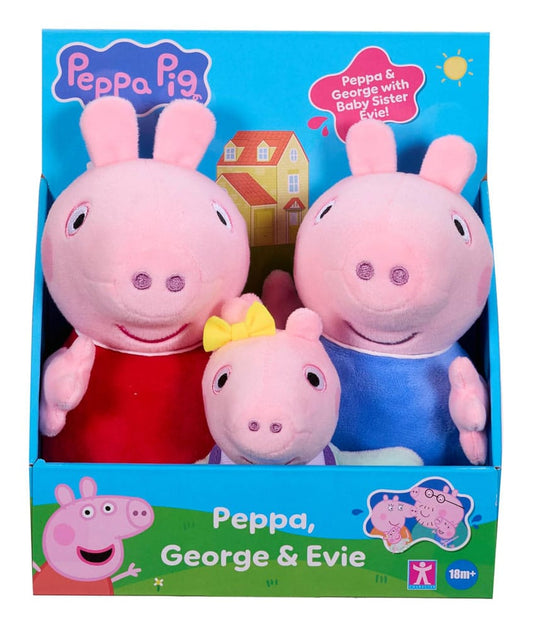 Peppa Pig Plush figures 3er Pack P066546