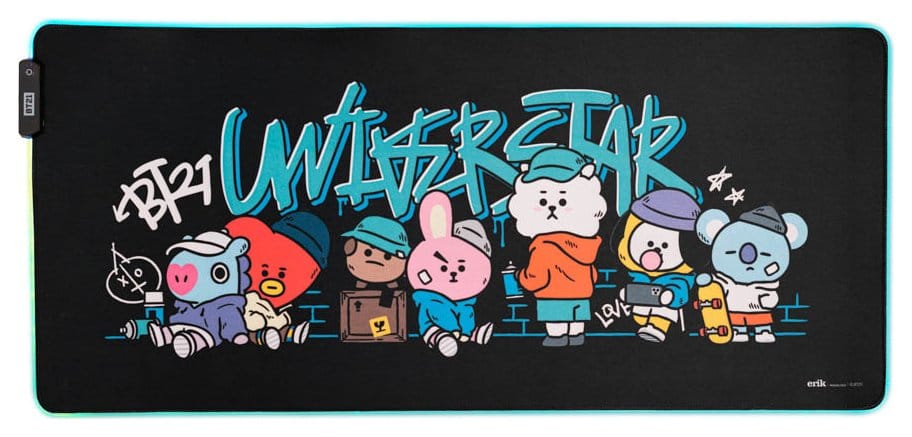 BT21 LED XXL Mouse Mat 90 x 40 cm P074938