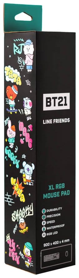 BT21 LED XXL Mouse Mat 90 x 40 cm P074938