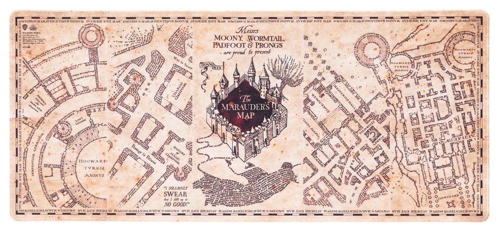 Harry Potter XL Mouse Mat Marauders Map 80 x 35 cm P074939