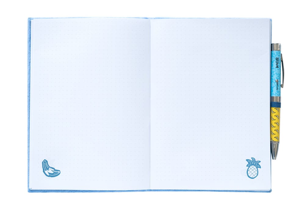 Stitch Premium Plush Notebook A5 with pen Tropical P069321