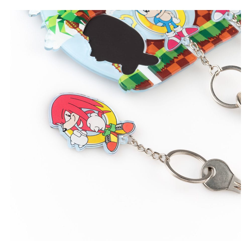 Sonic the Hedgehog Key rack incl. 3 key rings P069302