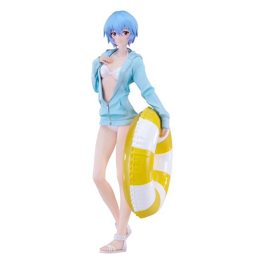 Rebuild of Evangelion Pop Up Parade L PVC Statue Beach Queens: Rei Ayanami 22 cm P042101