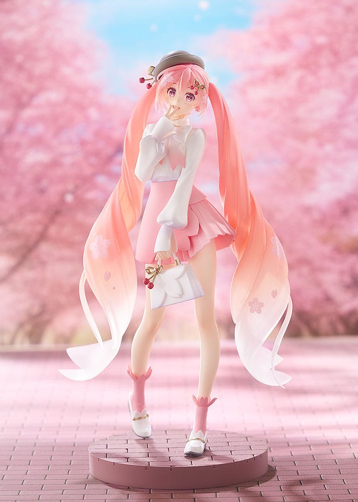 Character Vocal Series 01: Hatsune Miku Pop Up Parade PVC Statue Sakura Miku: Hanami Outfit Ver. 23 cm P042153