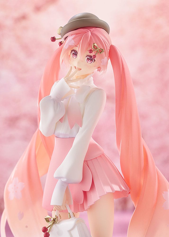 Character Vocal Series 01: Hatsune Miku Pop Up Parade PVC Statue Sakura Miku: Hanami Outfit Ver. 23 cm P042153