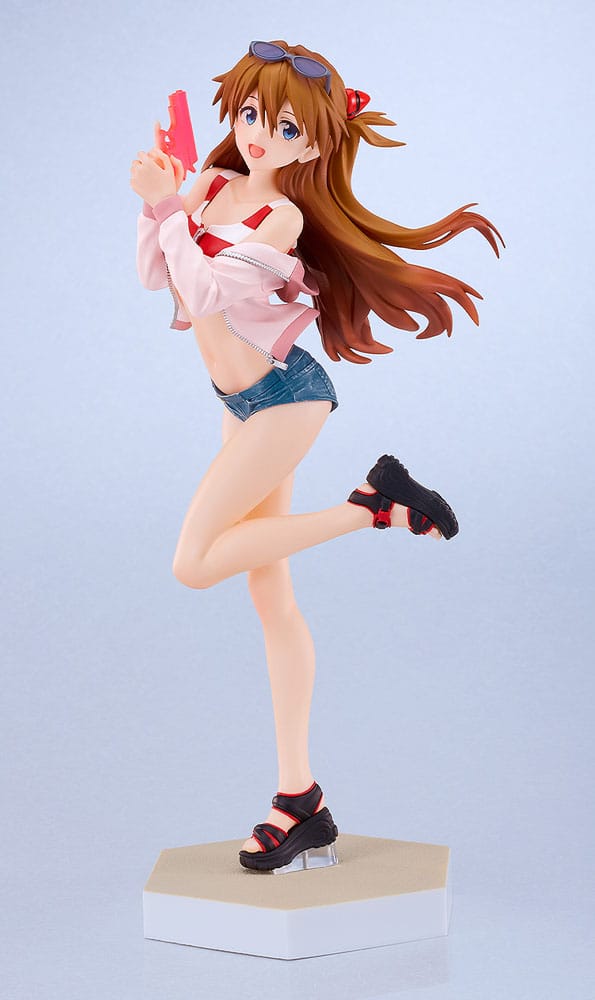 Rebuild of Evangelion Pop Up Parade L PVC Statue Beach Queens: Asuka Shikinami Langley 22 cm P042724