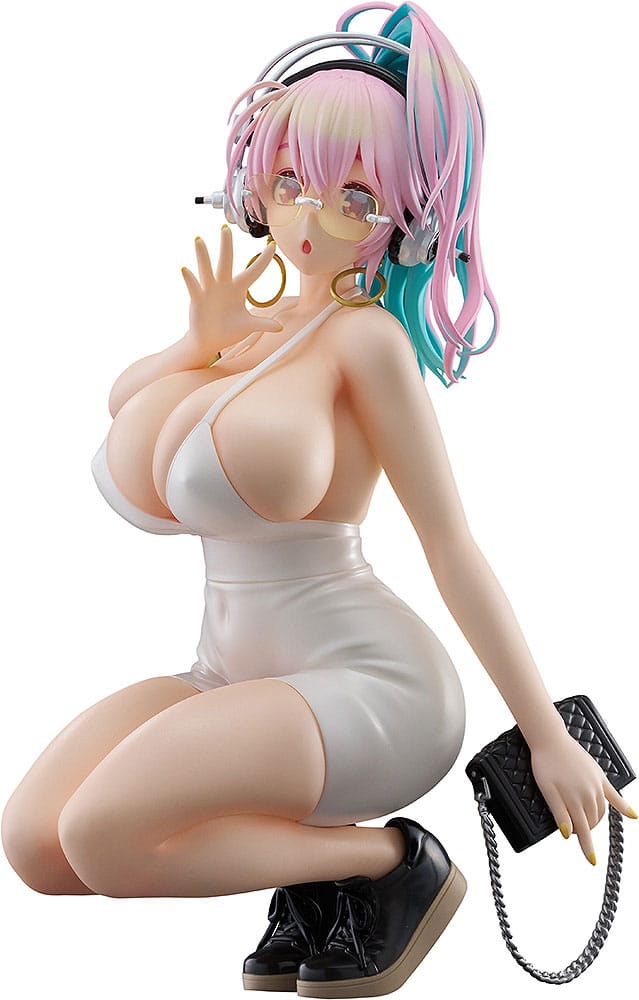 Super Sonico Pop Up Parade PVC Statue Super Sonico: 15th Mini Dress Ver. L Size 20 cm P067976