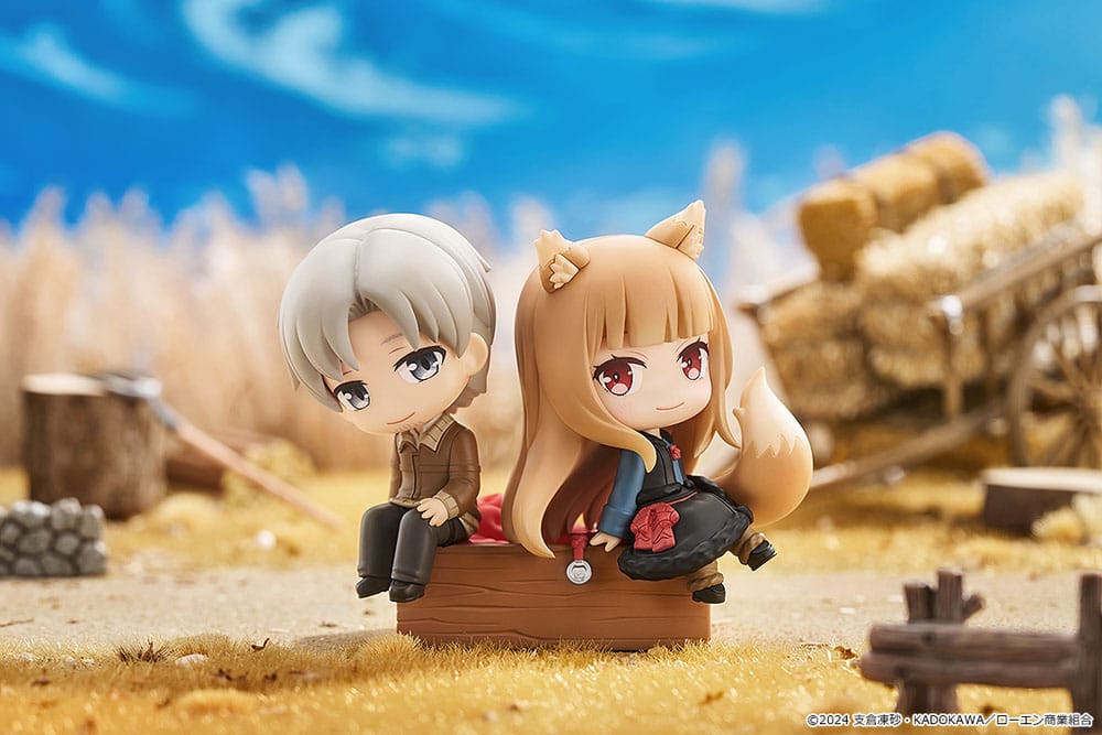 Spice and Wolf: Merchant Meets the Wise Wolf Mini Memory Mini Figure Lawrence & Holo 8 cm P067428