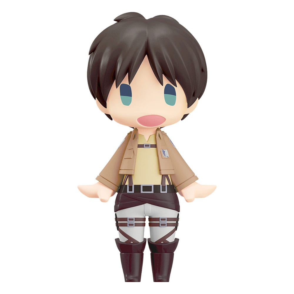 ATTACK ON TITAN HELLO! GOOD SMILE ACTION FIGURE EREN YEAGER 10 CM
