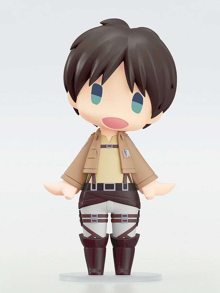 ATTACK ON TITAN HELLO! GOOD SMILE ACTION FIGURE EREN YEAGER 10 CM