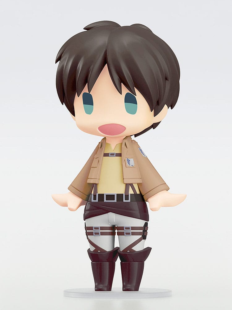 ATTACK ON TITAN HELLO! GOOD SMILE ACTION FIGURE EREN YEAGER 10 CM