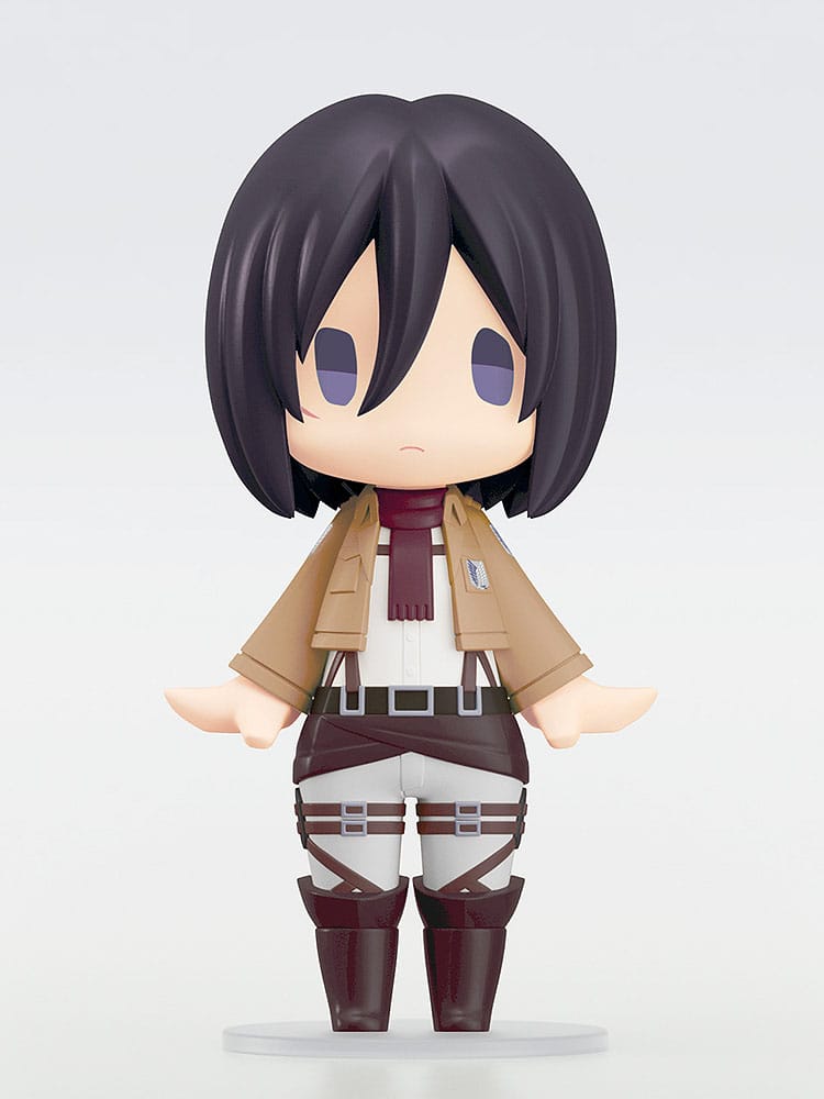 ATTACK ON TITAN HELLO! GOOD SMILE ACTION FIGURE MIKASA ACKERMAN 10 CM