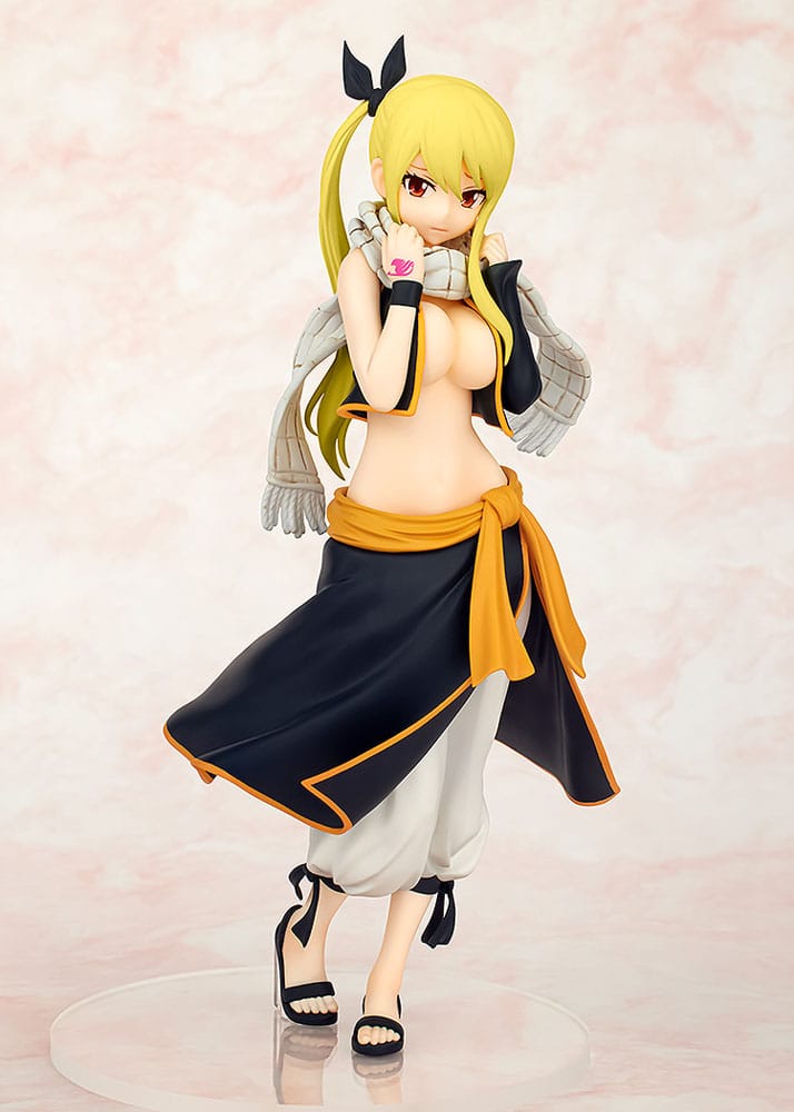 Fairy Tail Pop Up Parade PVC Statue Lucy Heartfilia Natsu Costume Ver. L Size 22 cm P068496