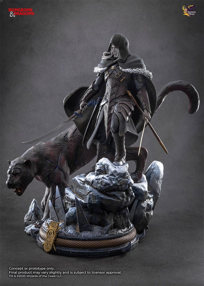Dungeons & Dragons Statue 1/4 Drizzt Do'Urden (35th Anniversary Edition) Previews Exclusive 40 cm P043064