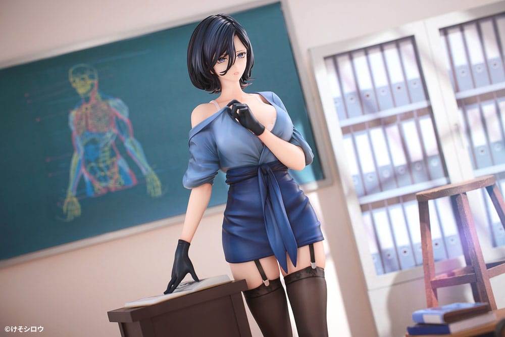 Original Character PVC Statue 1/6 Toutotsu ni Nugidasu Tennen Bijutsu Kyoushi Rumi Illustration by Keso Shirou 28 cm P043070