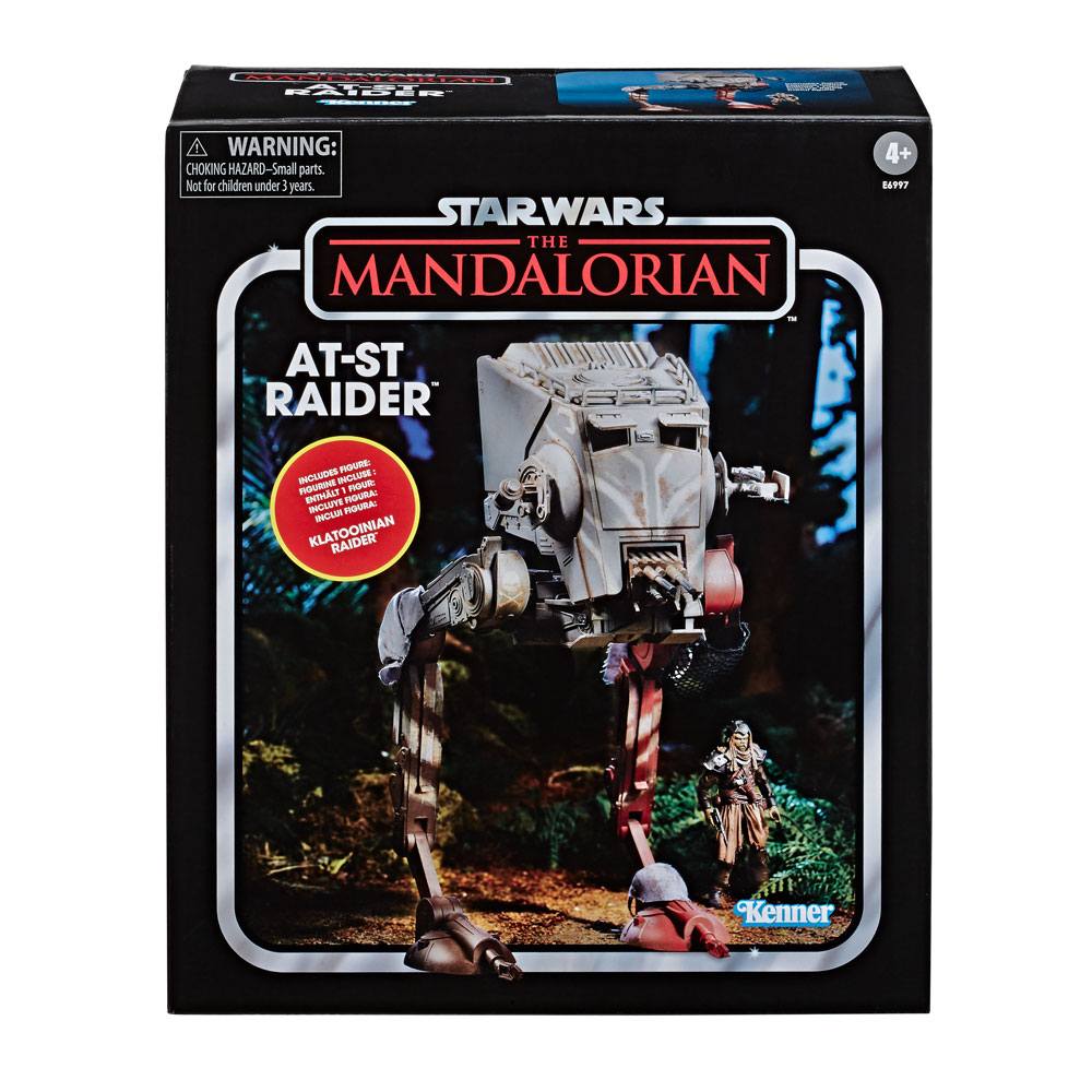 Star Wars The Mandalorian Vintage Collection Vehicle AT-ST Raider & Klatooinian P072008