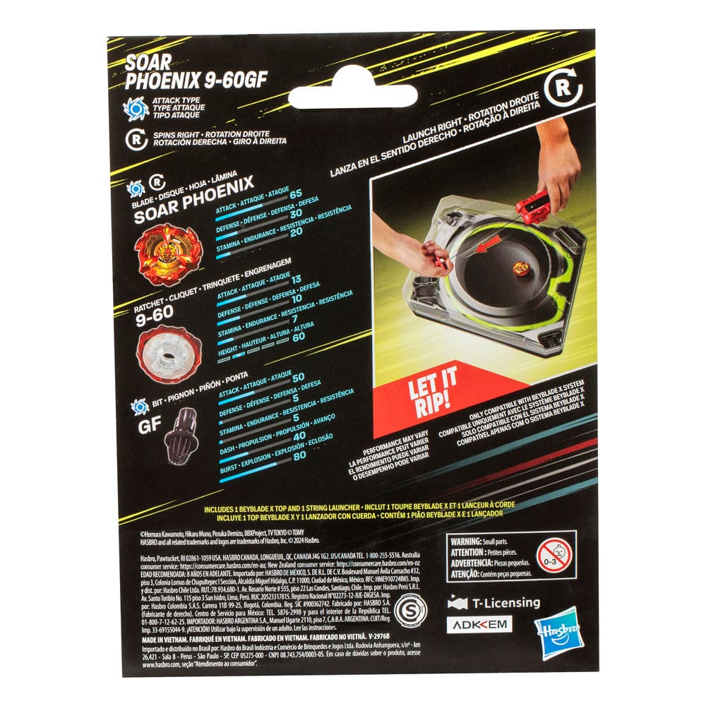 Beyblade X Soar Phoenix Deluxe String Launcher Set P069222