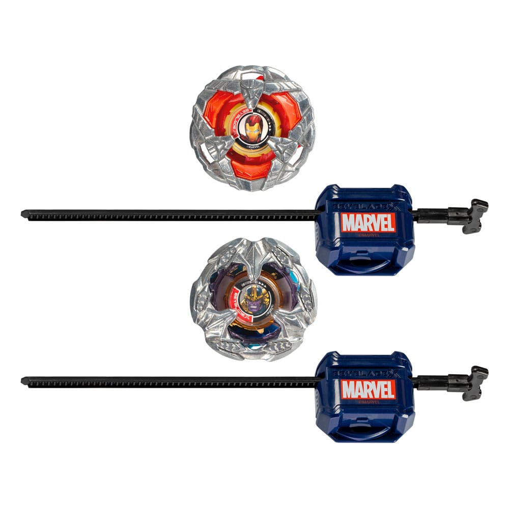 Beyblade X Marvel Collab Iron Man 4-80B vs. Thanos 4-60P P069225
