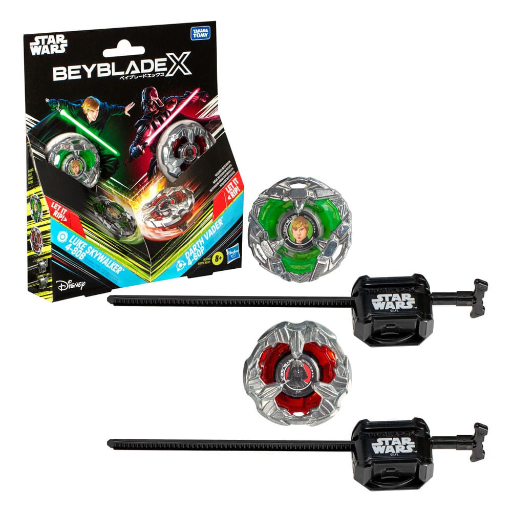 Beyblade X and Star Wars Collab Luke Skywalker 4-80B vs. Darth Vader 4-60B P069227
