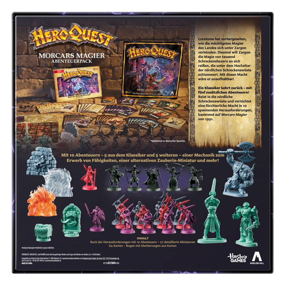 HeroQuest Board Game Expansion Morcars Magier Quest Pack *German Version* P066970
