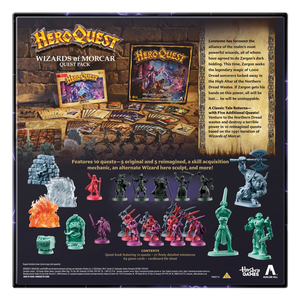 HeroQuest Board Game Expansion Wizards of Morcar Quest Pack *English Version* P066971