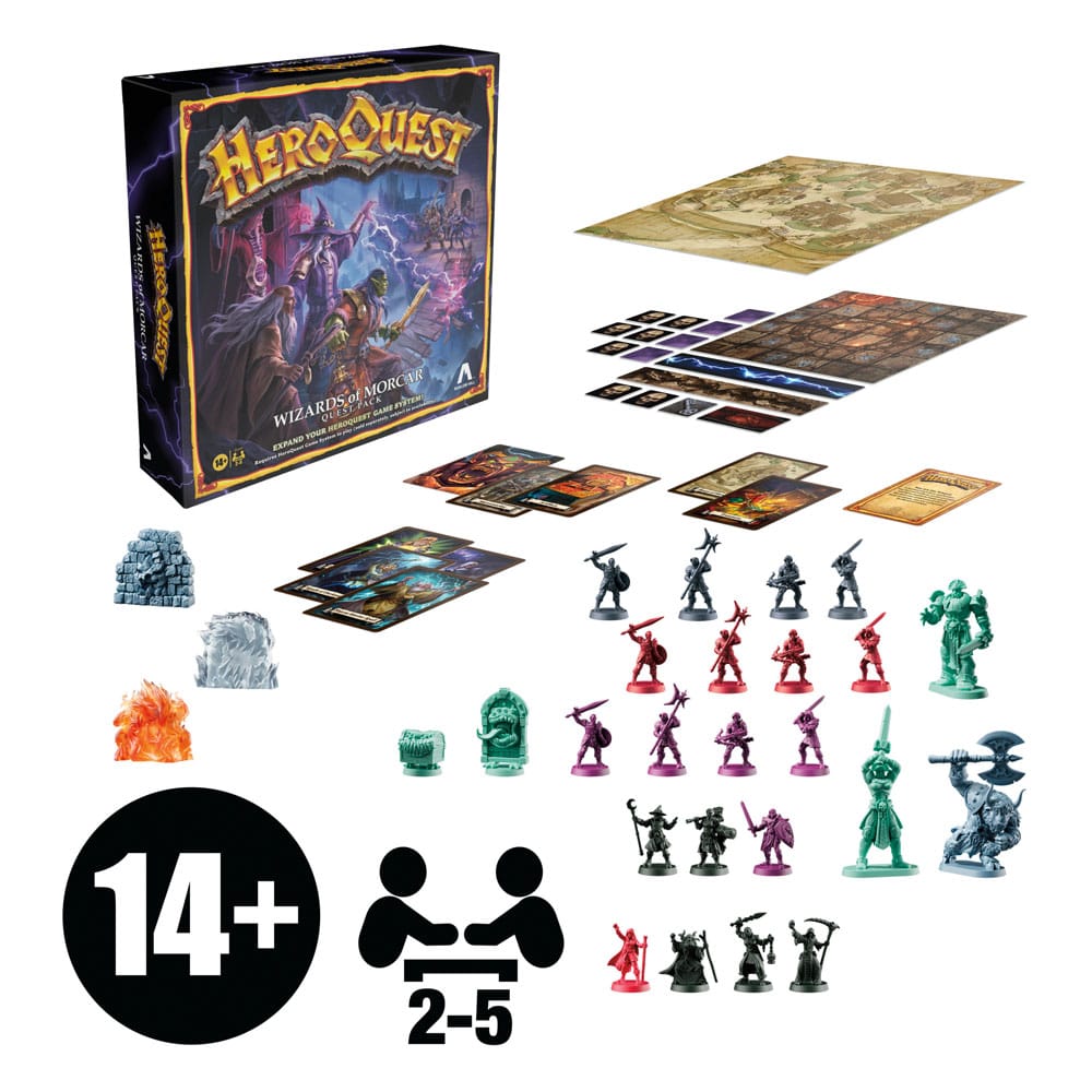 HeroQuest Board Game Expansion Wizards of Morcar Quest Pack *English Version* P066971