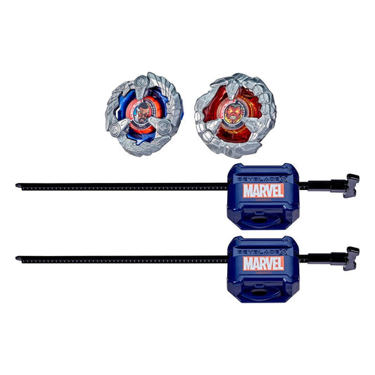 Beyblade X and Marvel Collab Captain America 4-70GB vs. Red Hulk 1-80R P069231