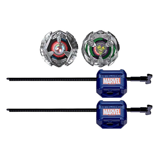 Beyblade X and Marvel Collab Miles Morales 1-60GN vs. Green Goblin 9-80HT P069232