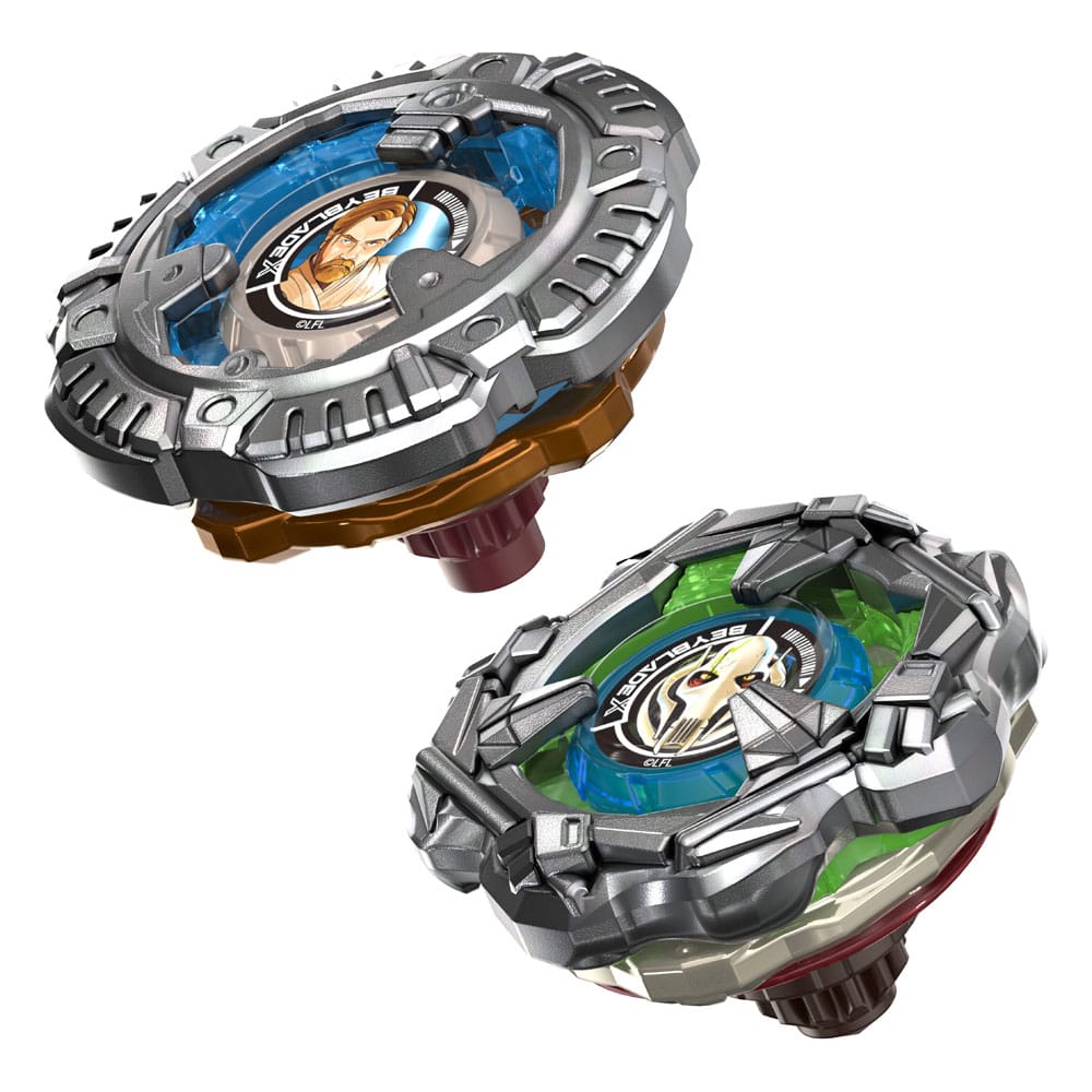 Beyblade X and Star Wars Collab Obi-Wan Kenobi 4-60P vs. General Grievous 3-80HN P069234
