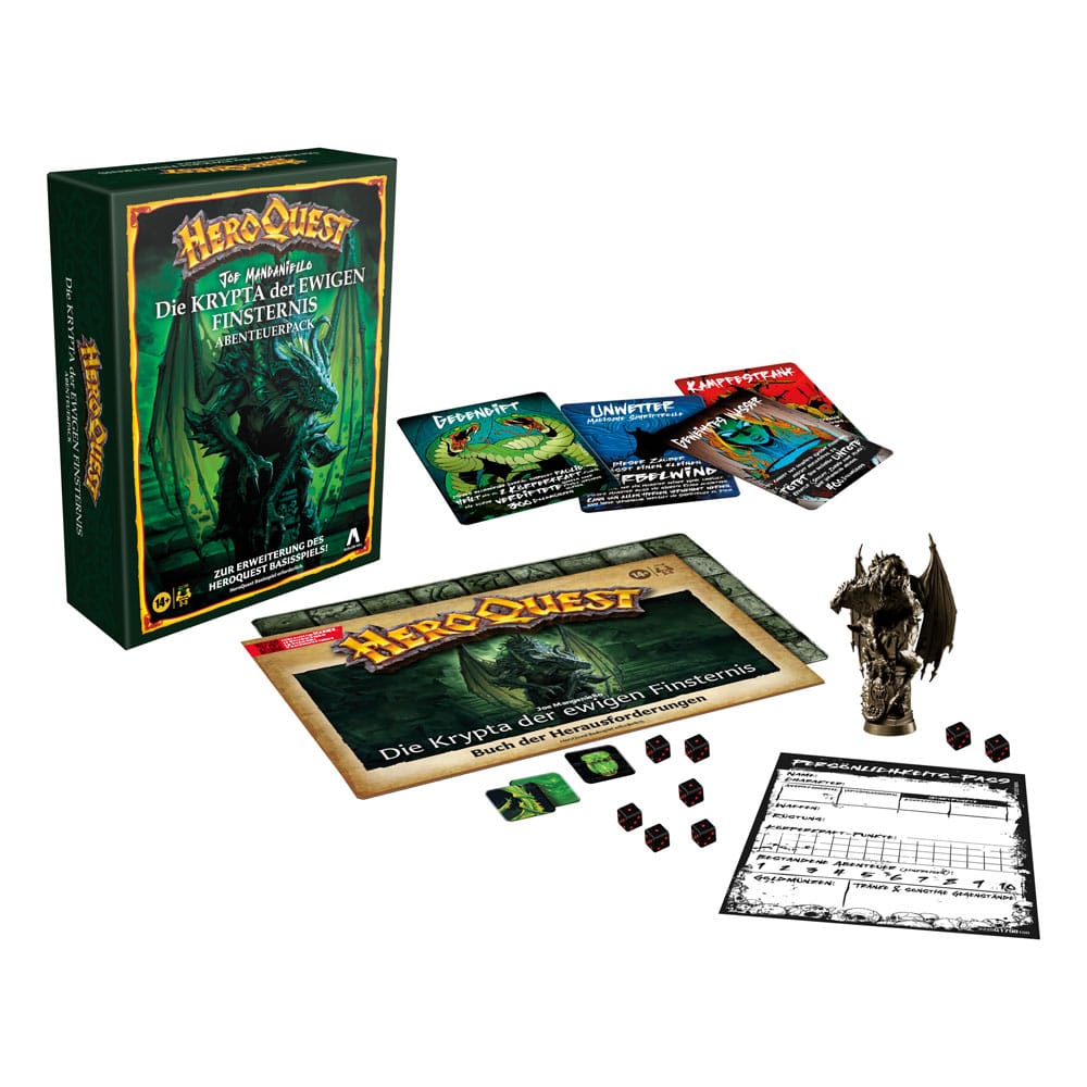 HeroQuest Board Game Expansion Die Krypta der ewigen Finsternis Quest Pack *German Version*