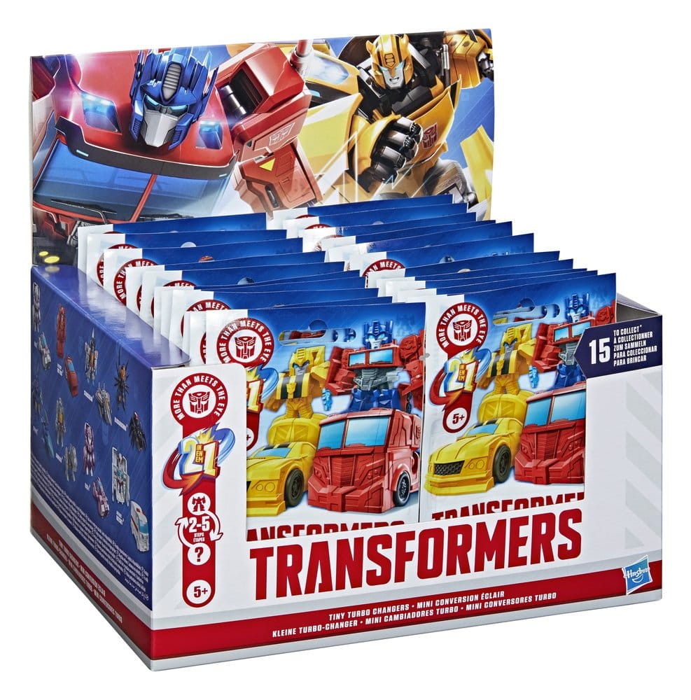 Transformers Mini Action Figures 4 cm Tiny Turbo Changers Blind Box Display (24) P074553