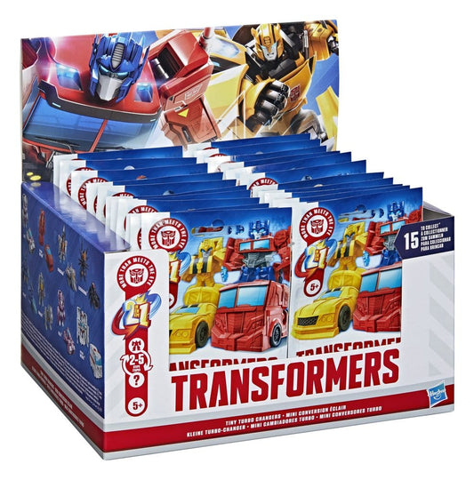 Transformers Mini Action Figures 4 cm Tiny Turbo Changers Blind Box Display (24) P074553