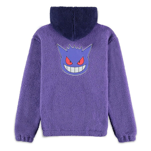 Pokemon Sherpa Hooded Sweater Gengar Size M