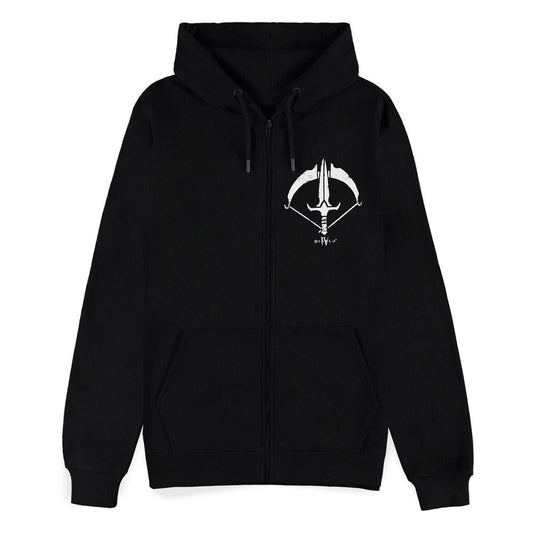Diablo IV Zipper Hoodie Sweater Rouge Sigil Size XL