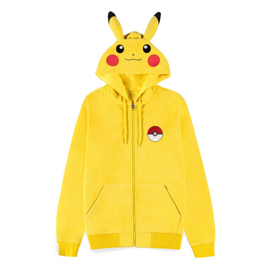 Pokemon Zipper Hoodie Pikachu Size M