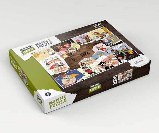 Heer Ma Uff!! - Das Pfalzpuzzle - Jigsaw Puzzle (1000 pieces) P044056