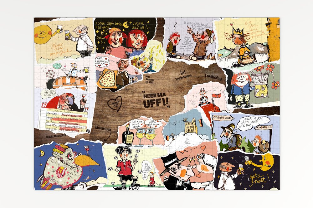 Heer Ma Uff!! - Das Pfalzpuzzle - Jigsaw Puzzle (1000 pieces) P044056
