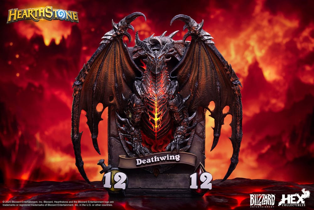 Hearthstone 3D Art Frame Statue Deathwing 34 cm P044064