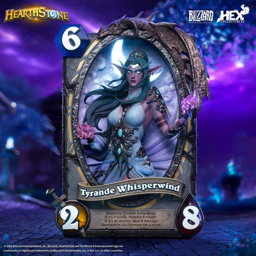 Hearthstone 3D Art Frame Statue Tyrande Whisperwind 31 cm P066245