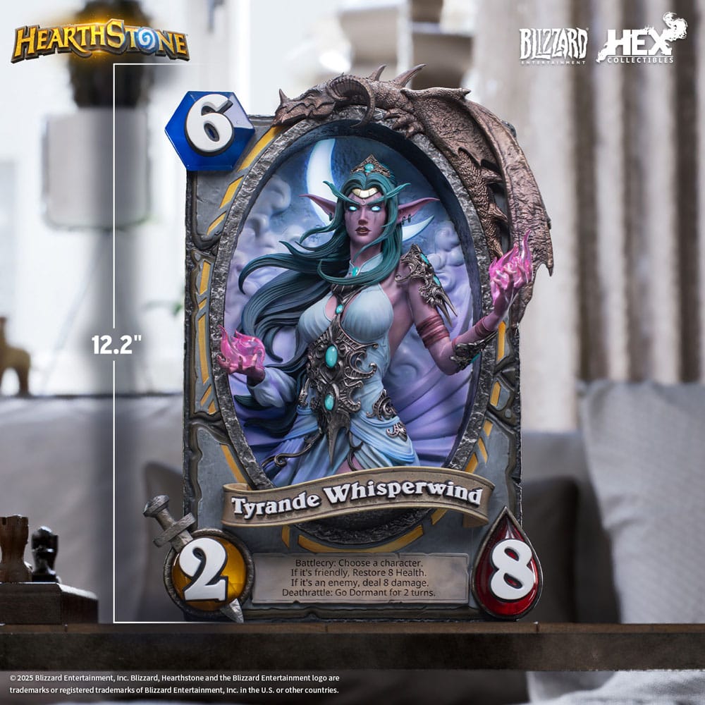 Hearthstone 3D Art Frame Statue Tyrande Whisperwind 31 cm P066245