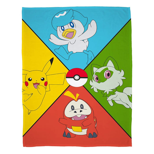 Pokemon blanket 4 Colours 130 x 170 cm P044181