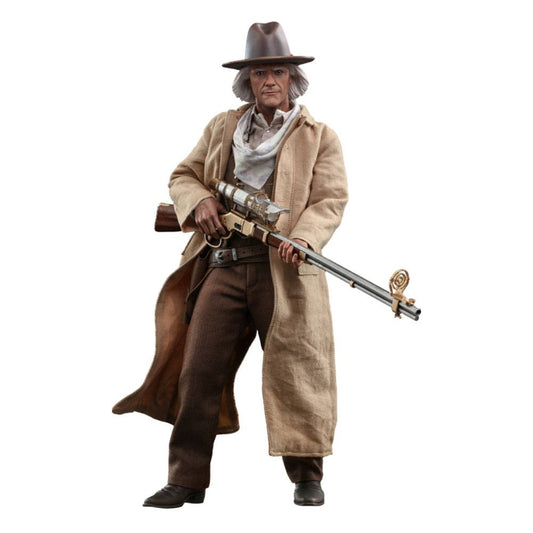 BACK TO THE FUTURE III MOVIE MASTERPIECE ACTION FIGURE 1/6 DOC BROWN 32 CM P044325