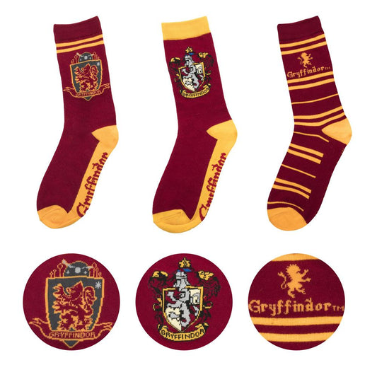 Harry Potter Socks 3-Pack Gryffindor P044624