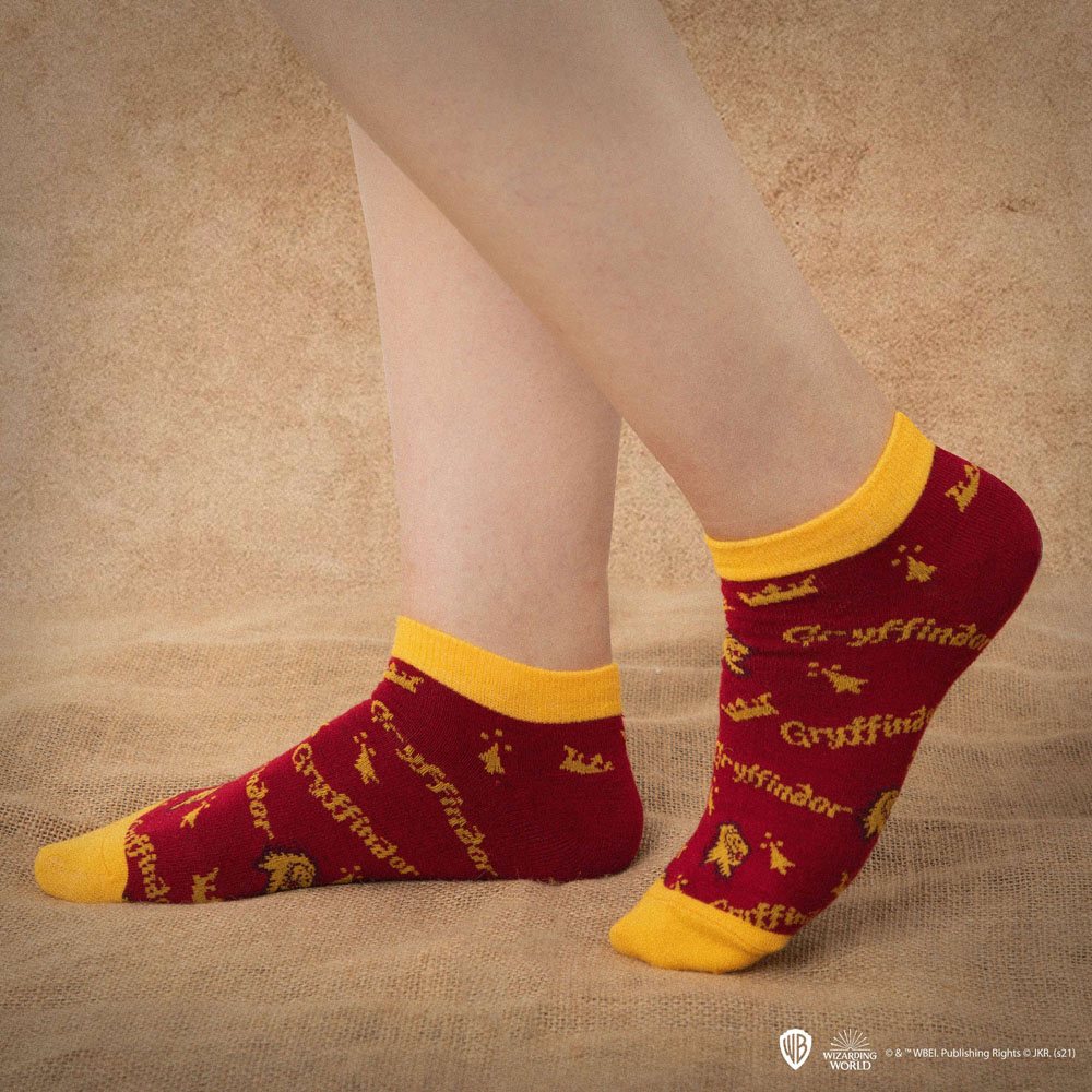 Harry Potter Ankle Socks 3-Pack Gryffindor P044674