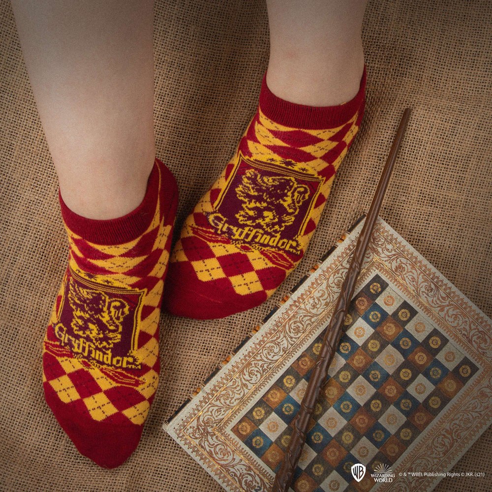 Harry Potter Ankle Socks 3-Pack Gryffindor P044674