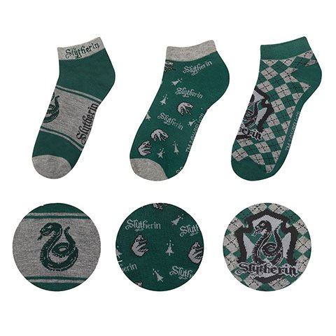 Harry Potter Ankle Socks 3-Pack Slytherin P044675