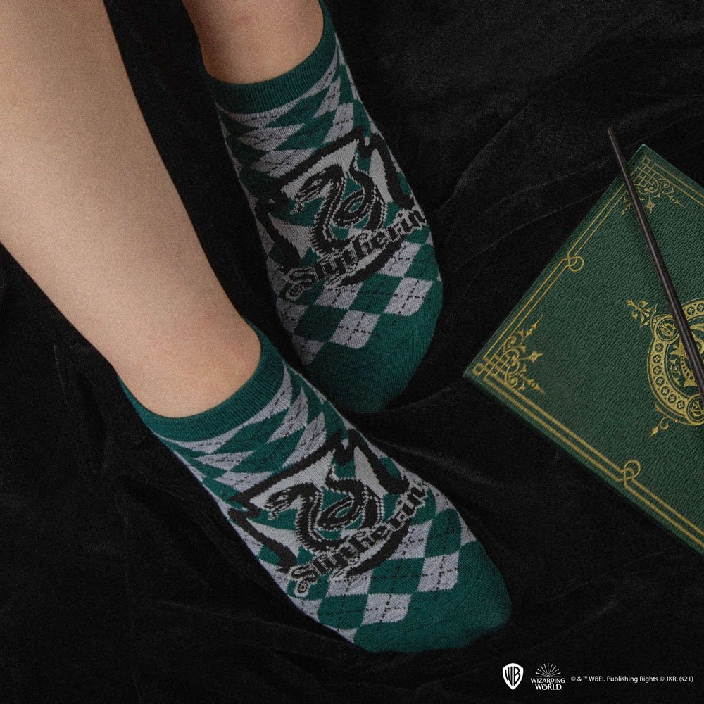 Harry Potter Ankle Socks 3-Pack Slytherin P044675