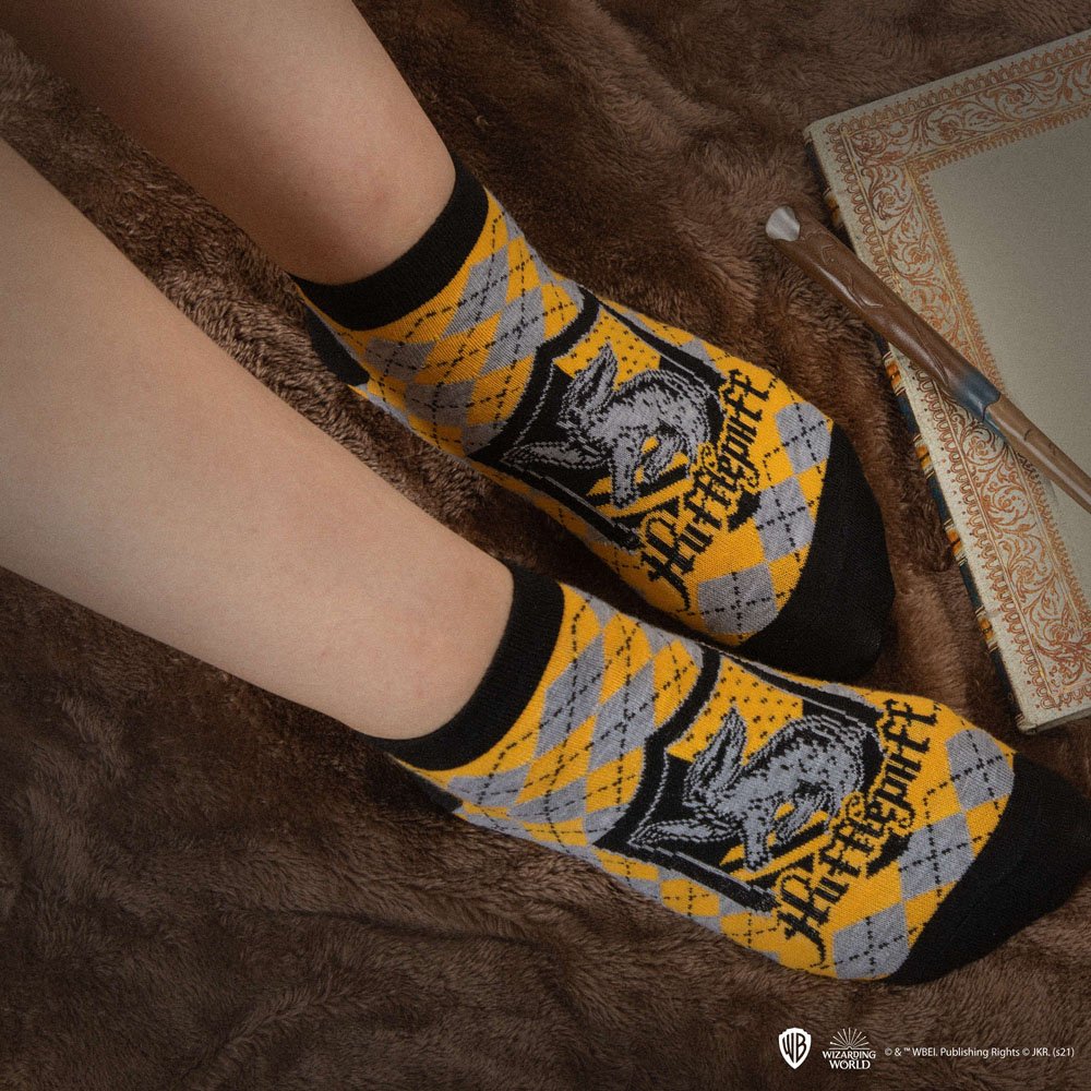 Harry Potter Ankle Socks 3-Pack Hufflepuff P044677